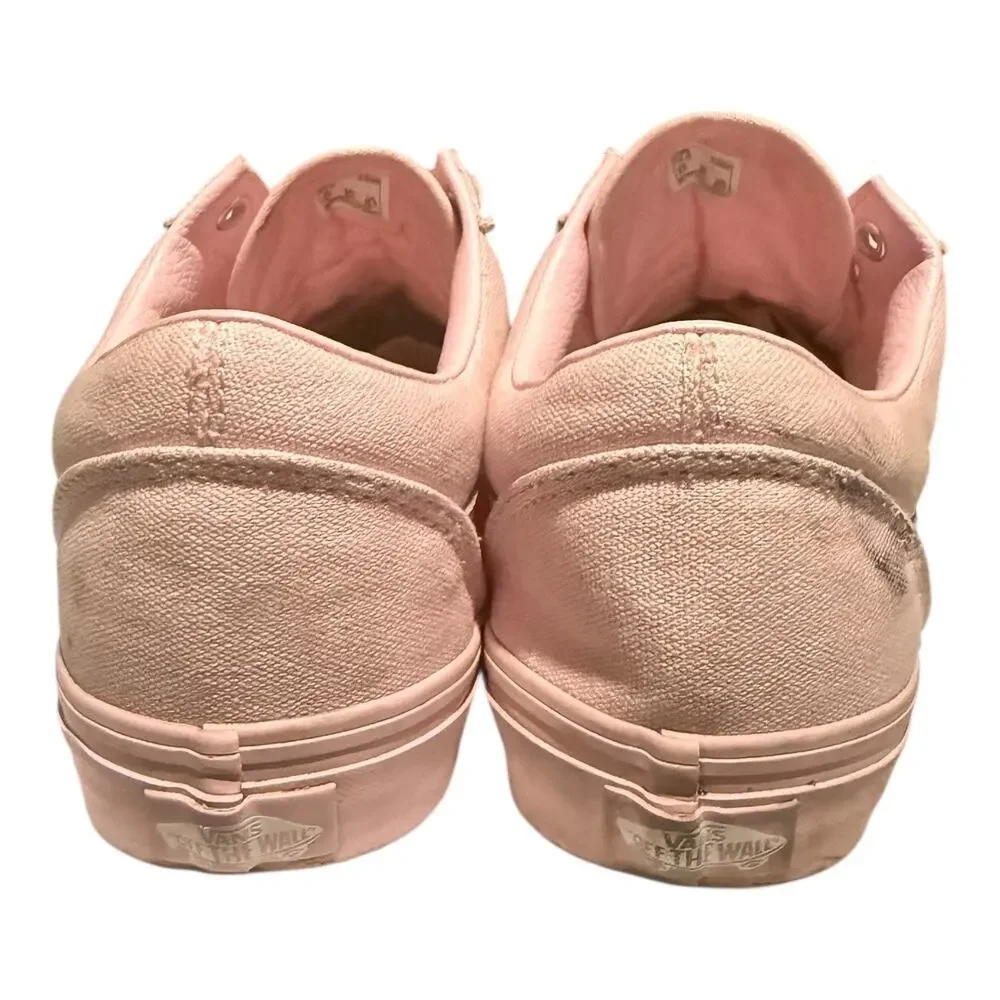 Vans Old Skool Men’s Size 10 Peach Pink Athletic Skate Walking Shoes Sneakers